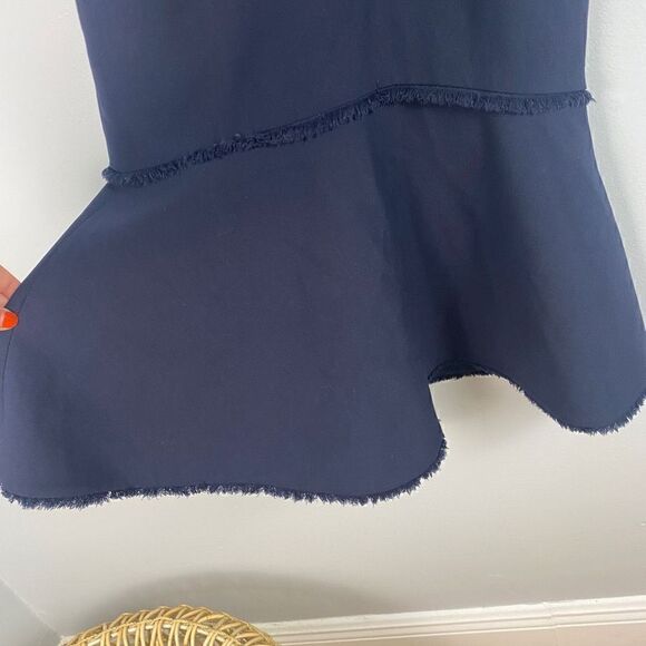 Cinq a Sept Dante fit & flare halter keyhole midi dress - Picture 10 of 15